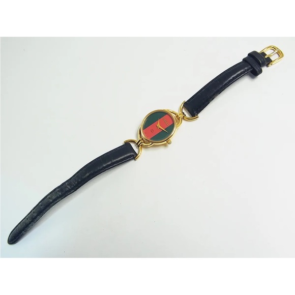 Sold Gucci 6000L Sharry Shelly Dilal 25mm Ladies Women's Swiss Qz Watch Working - Picture 9 of 16